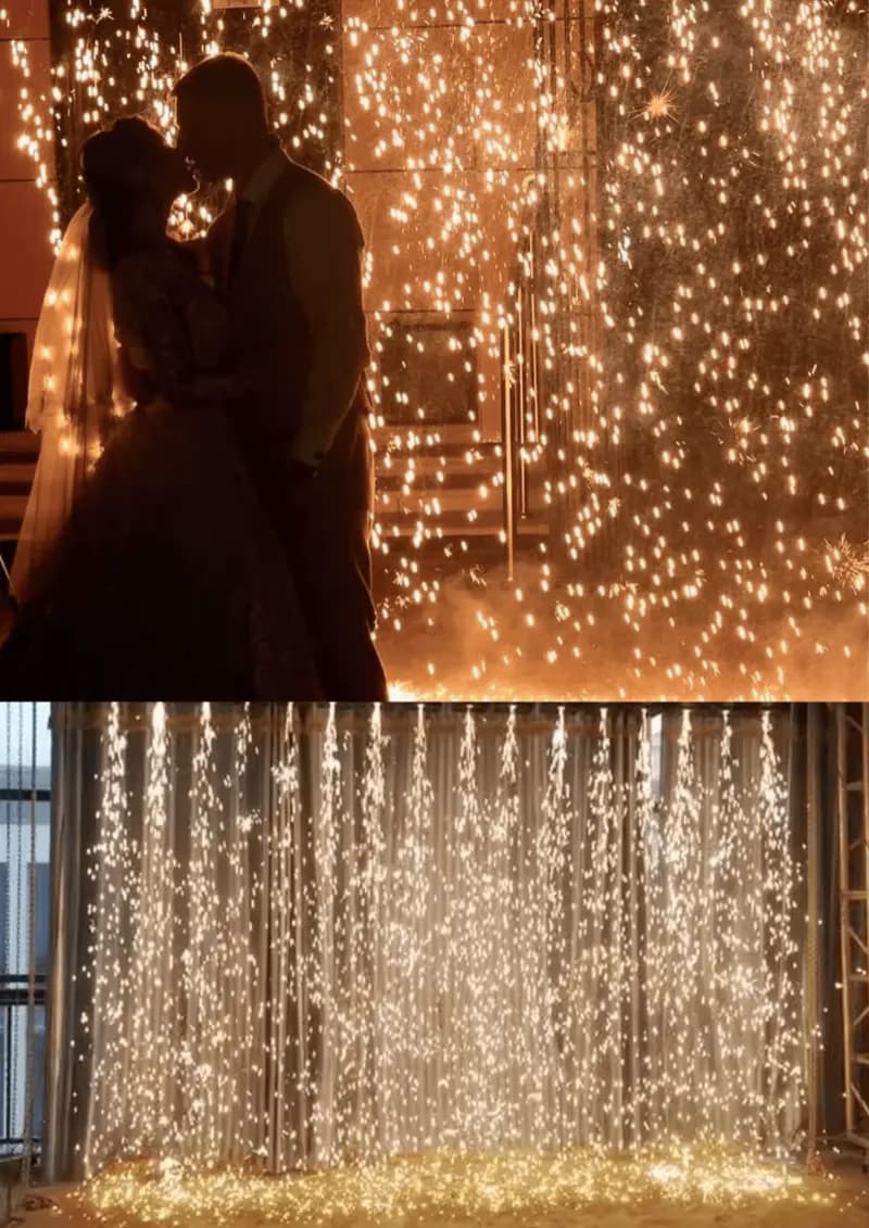 Cascade d'étincelles