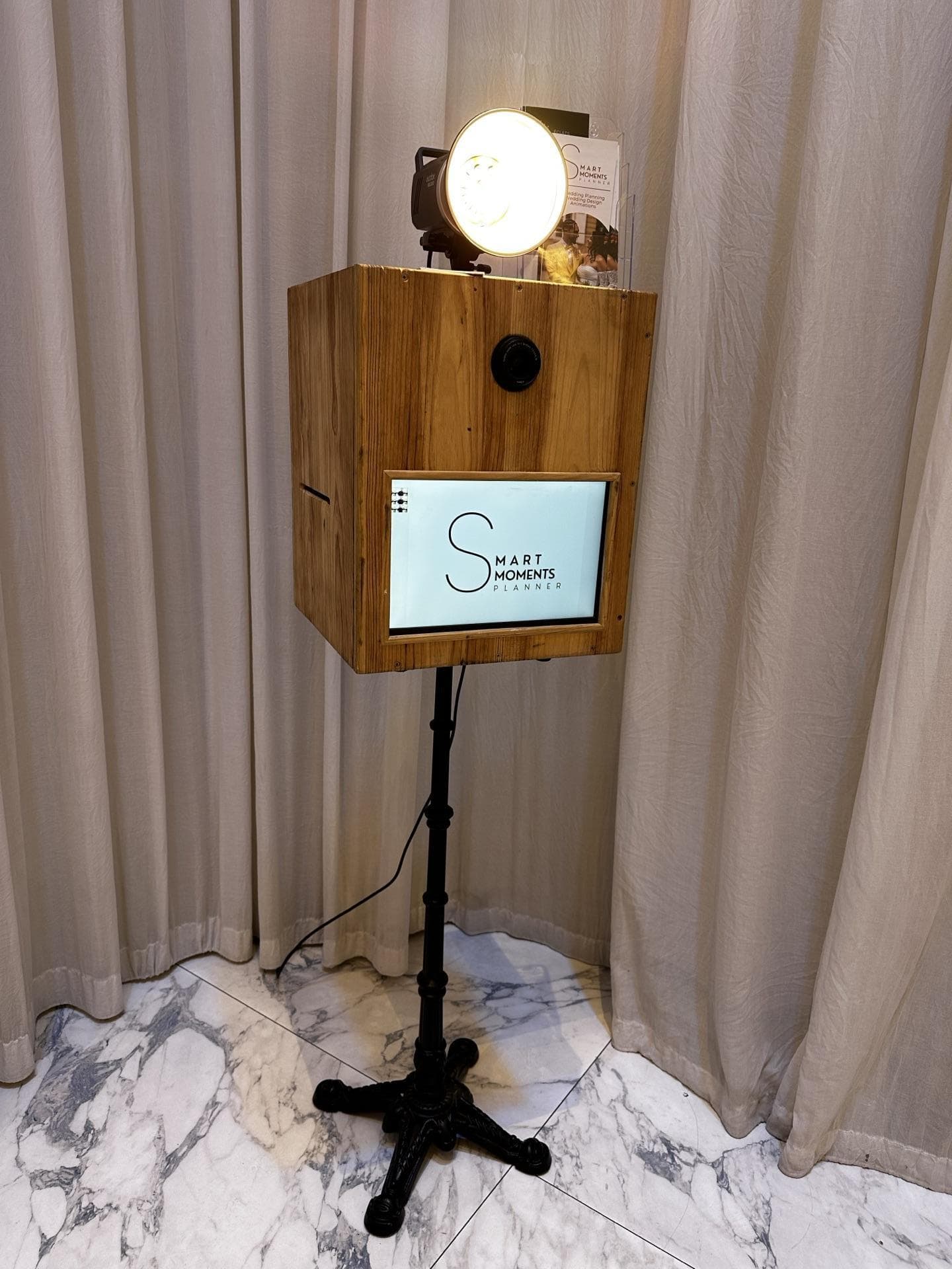 Photobooth lors d'un mariage — animation photo Éclats Étincelants